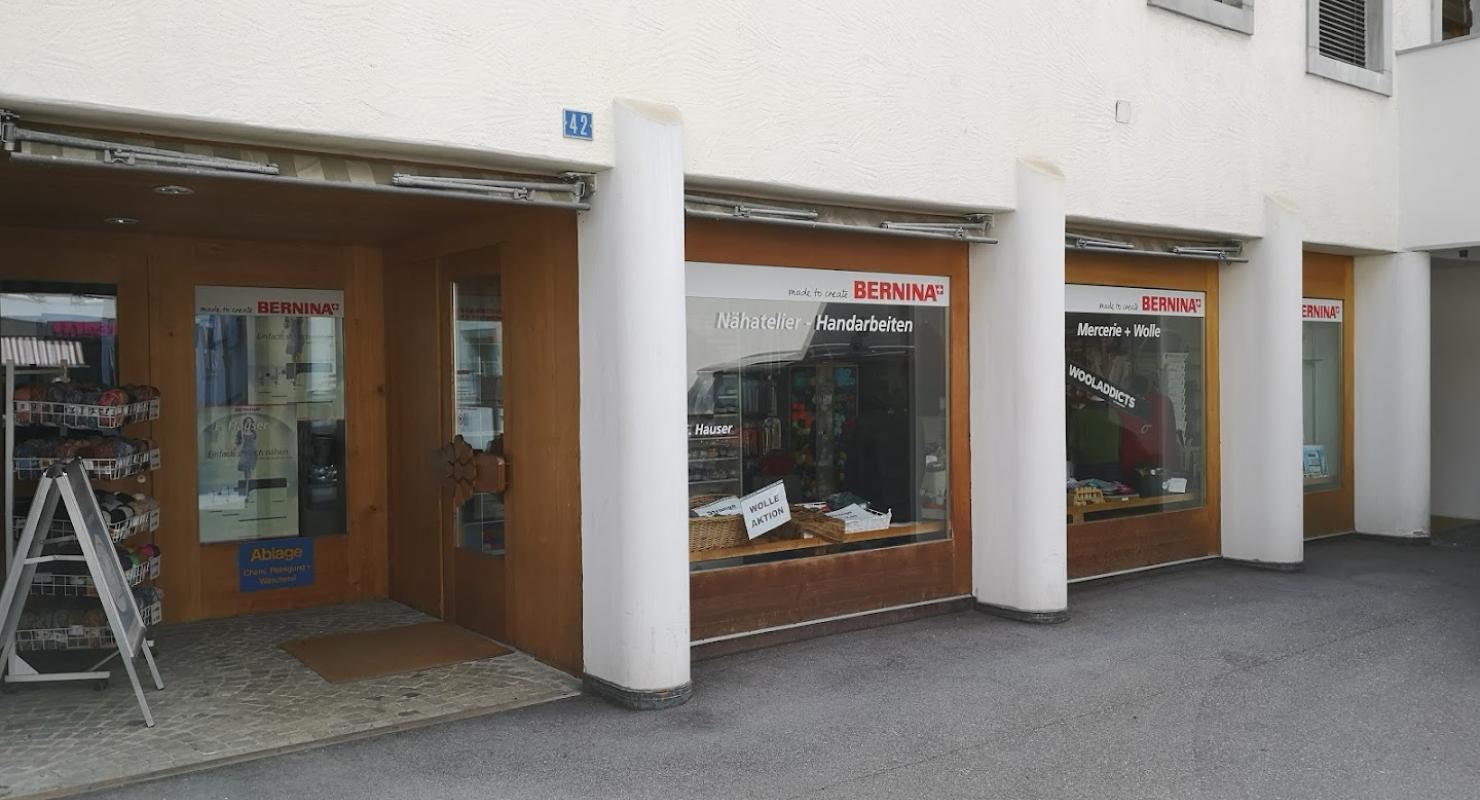 E. Hauser, Näh- Center, Wolle, Thusis - Moda upcycled in Grigioni