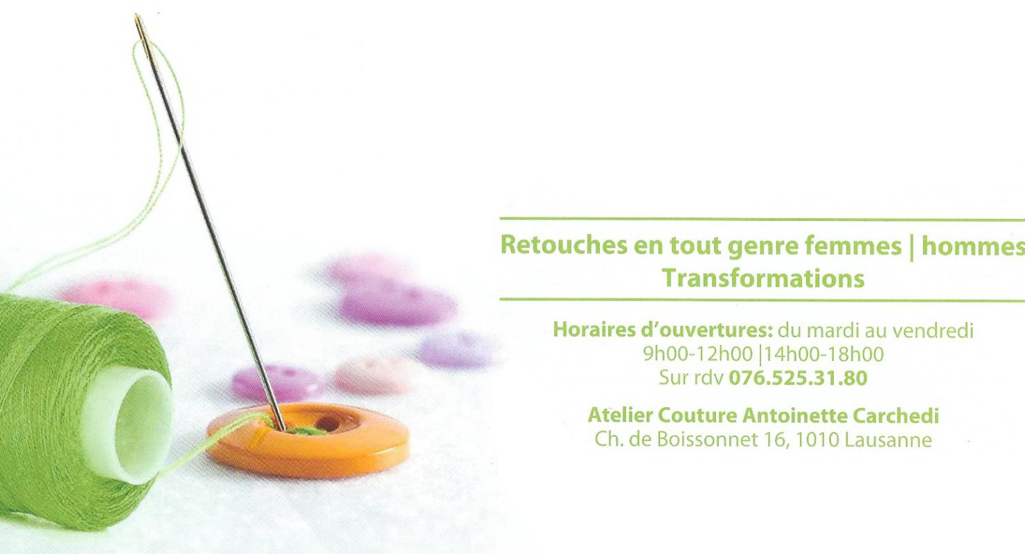 Atelier Couture Antoinette Carchedi - Riparazione e modifica in Vaud
