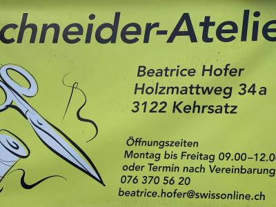 Schneider-Atelier Beatrice Hofer - Upcycling-Mode in Bern
