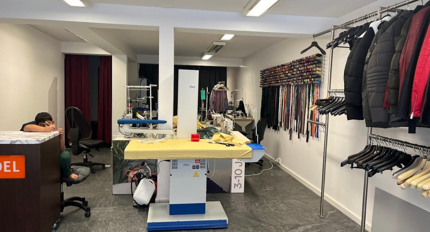 Stecknadel Thun Schneiderei - Moda upcycled in Berna